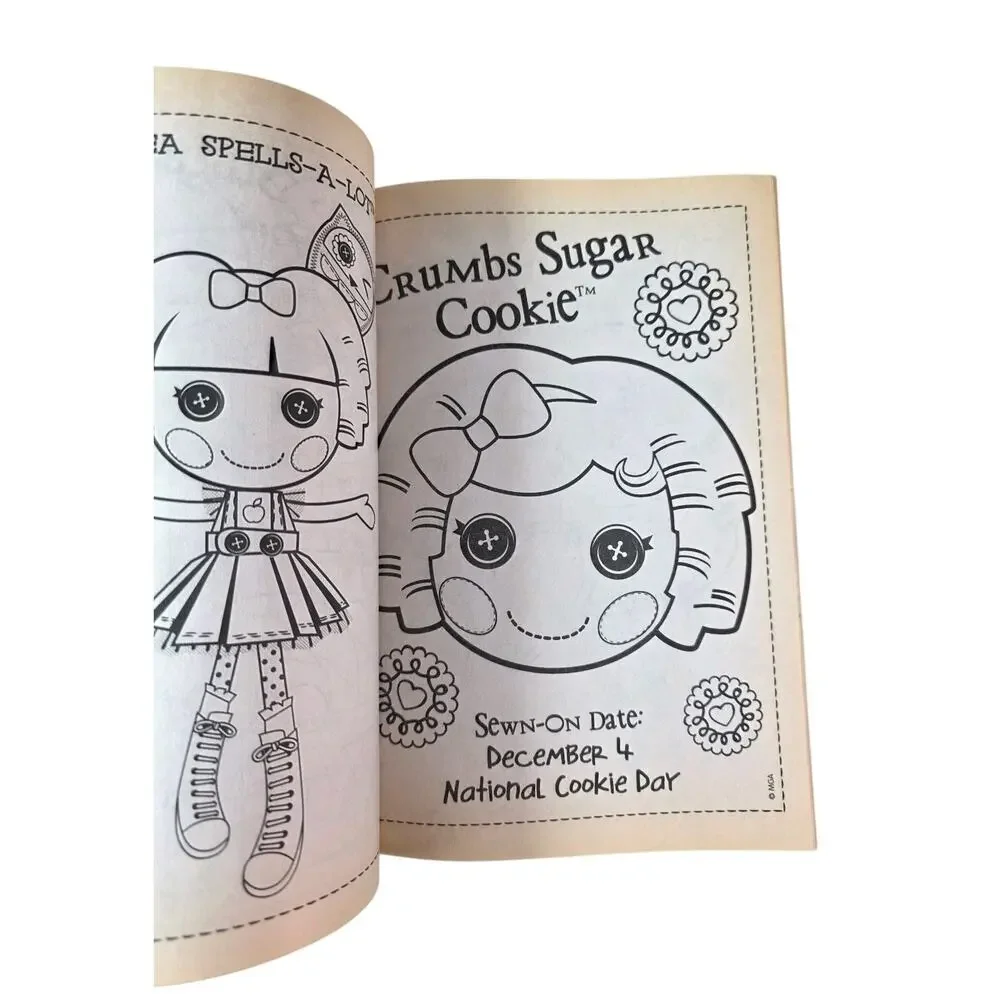 Lalaloopsy Lalaoopsies Giant Coloring And Activity Book Uncolored Read* Vintage
